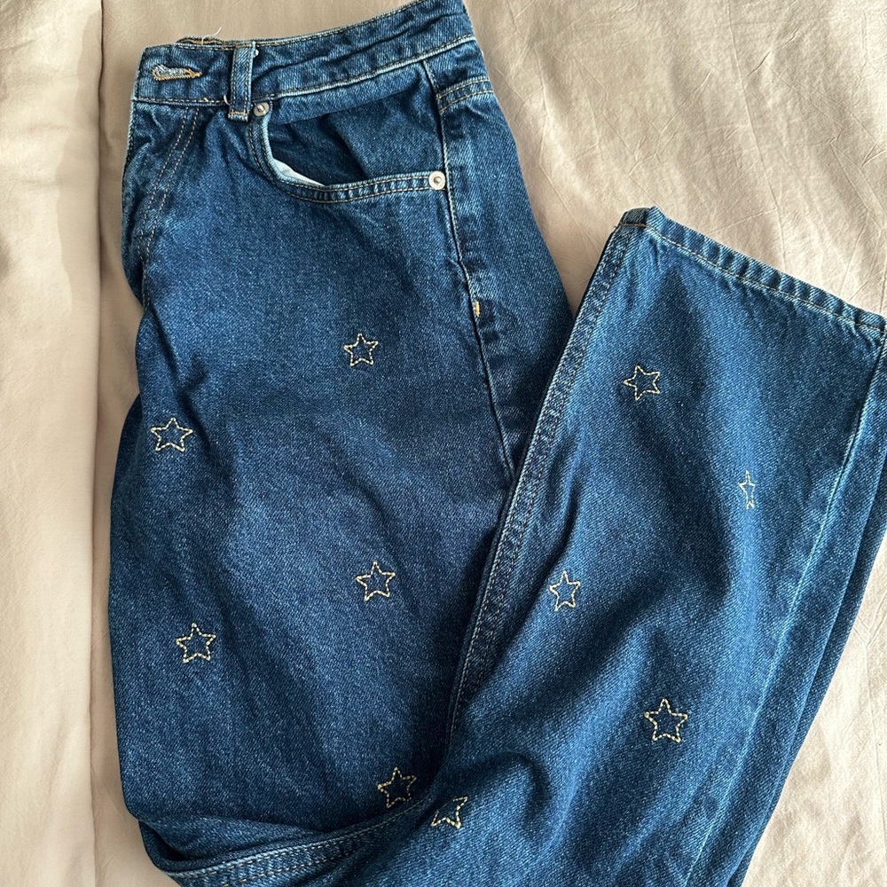 Boutique Star Embroidered Women's Jeans